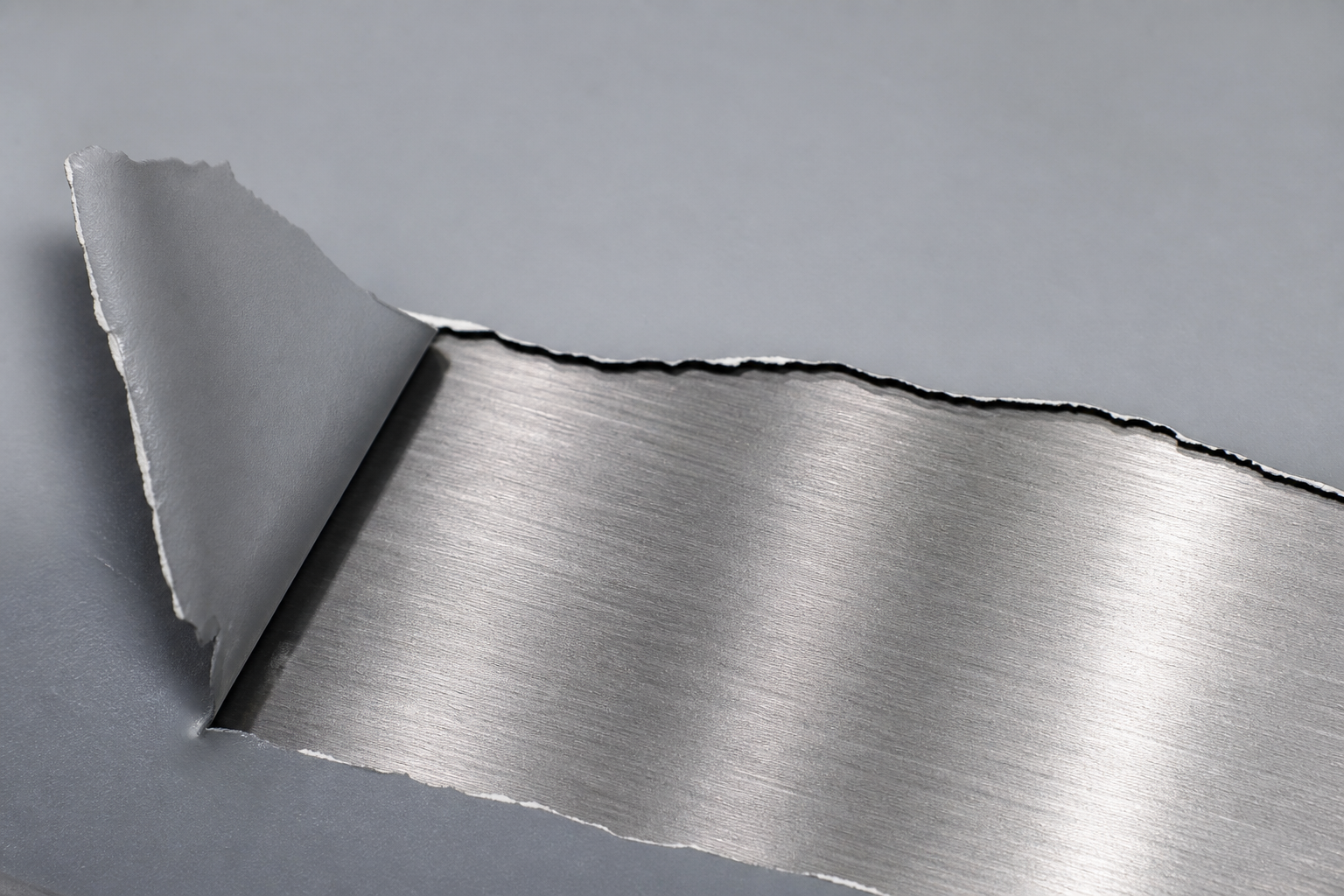 Photorealistic illustrative reference showing surface profile related failure on a protective coating system